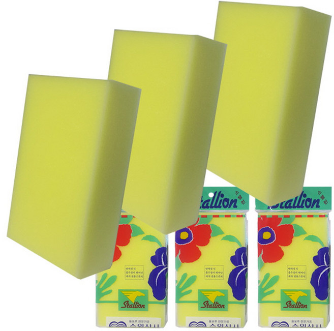 [DND] 세차용 대형 스폰지 3개, 본상품