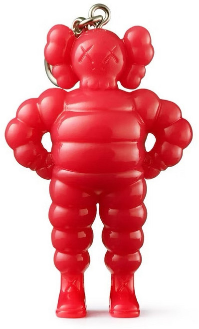 KAWS 日本展會限定 米其林鑰匙圈 吊飾掛飾, 1個, 紅色,台灣現貨｜1天內出, 紅色
