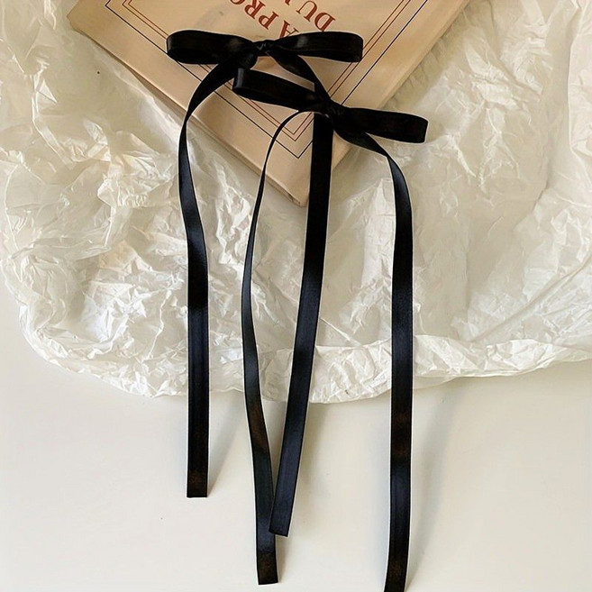 HELENA 緞帶蝴蝶結綁繩髮飾