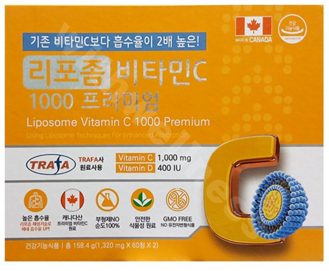 그린파마 리포좀 비타민C 1000 프리미엄, 1개, 120정
