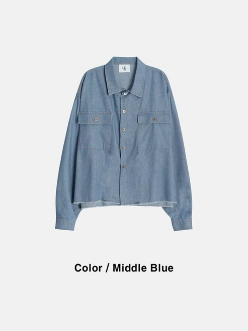 春夏新品 牛仔襯衫 男女可穿 情侶裝