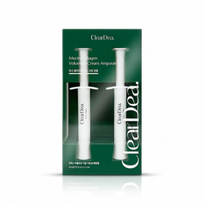 클리어디어 뮤신 콜라겐 볼류밍 크림 앰플 4ml 2개입, 2개