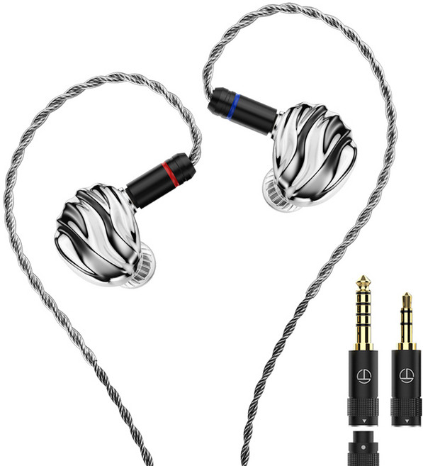 TRN 조개 SHELL 3DD + 1평판형 하이브리드 드라이버 인이어 이어폰