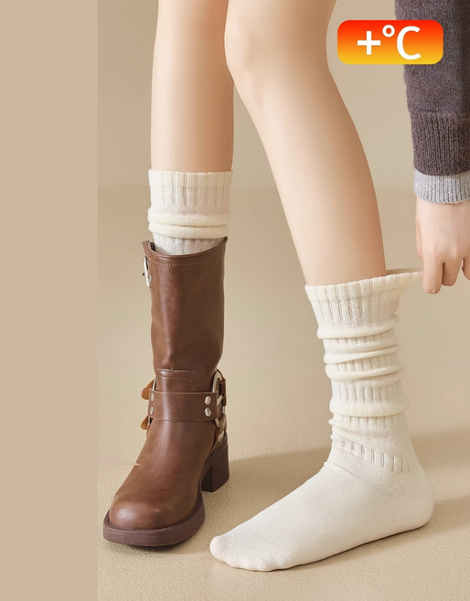 여성 양말 미들삭스 니삭스 롱양말 3켤레 세트 무릎양말 사계절 데일리