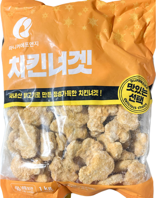 마니커 치킨 너겟 1kg 8개 냉동식품