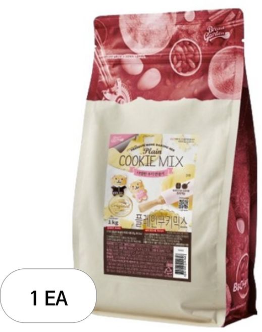 브레드가든 플레인 쿠키믹스, 1kg, 1개