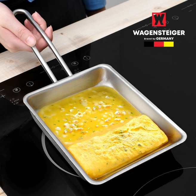 바겐슈타이거 팬 통3중 사각 에그롤팬 계란 스텐