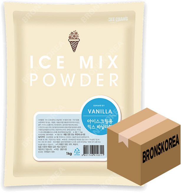 희창 바닐라향 아이스크림용 믹스, 12개, 1kg