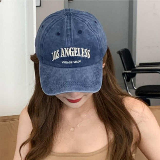 로스앤젤레스 자수 볼캡 남녀공용 모자 캡모자 야구모자 패션 스트릿 코디 캐주얼