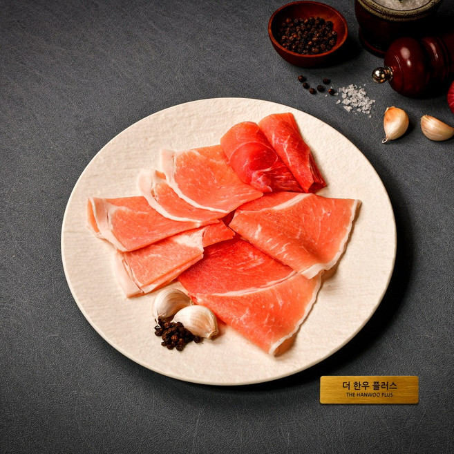 더한우플러스 무항생제 한돈 뒷다리살 불고기용, 1개, 900g