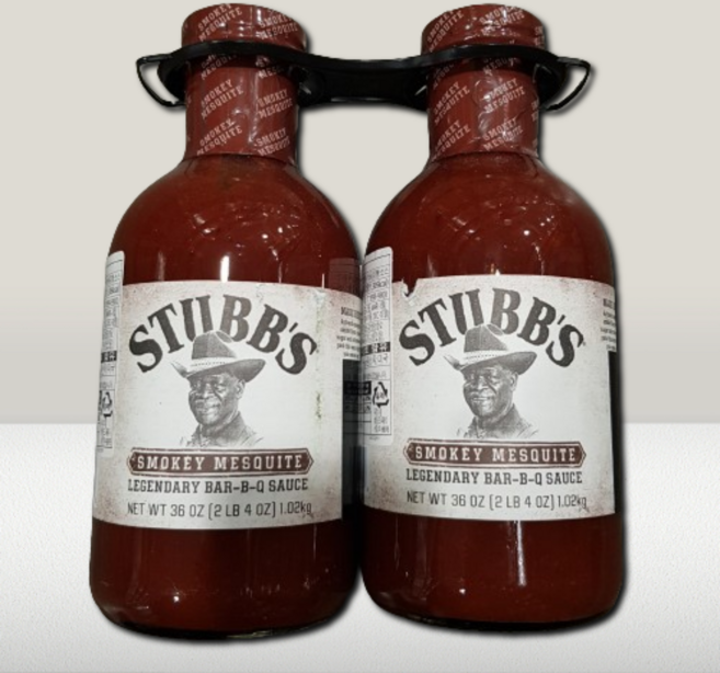 스텁스 스모키 바베큐 소스 레전더리 미국 텍사스 1.02kg 코스트코 (뽁뽁이포장), 2개