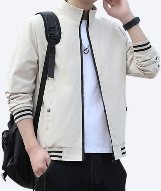 에치케이 항공점퍼 스타일 깔끔한 자켓 루즈핏 무지 캐주얼 남친룩