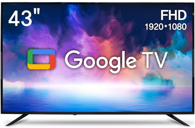 위드라이프 구글 스마트 43인치 FHD TV 최신형 고화질 안드로이드티비, 고객직접설치, 스탠드형, 43Fsmart, 109cm/43인치