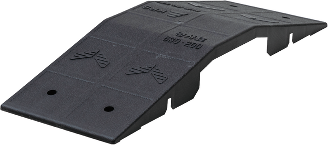 문턱 조립식 경사로 휠체어 장애인 방화문턱 샷시 보호대 턱높이 4cm 이하, 블랙, 1개