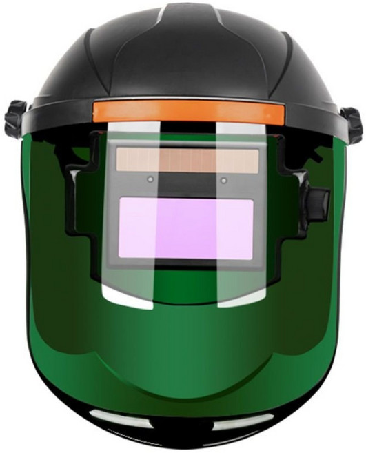 자동 용접면 안전모 아크 현장 안면 보호구 마스크 용접헬멧 자동면 차광 눈보호 헬멧, 소형 렌즈 마스크