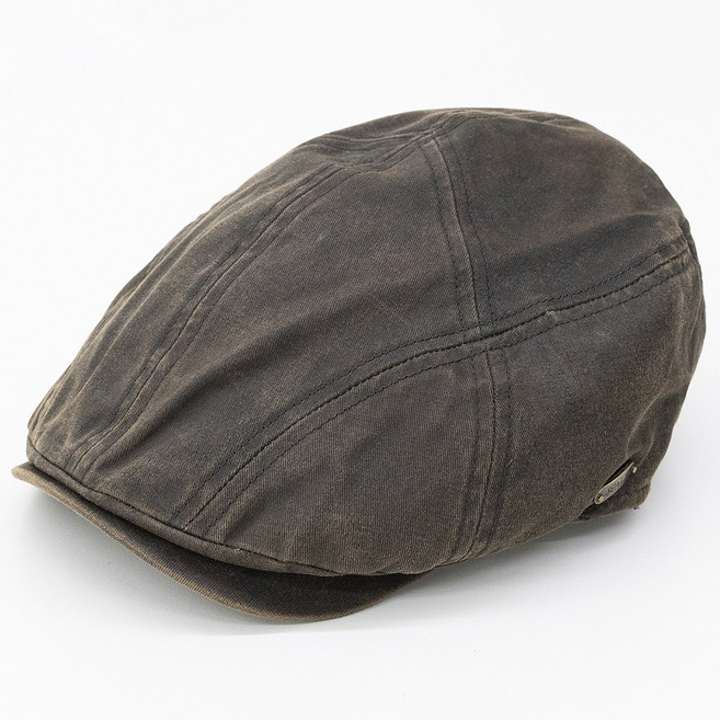 스칼라 빈티지 패치워크 헌팅캡 모자