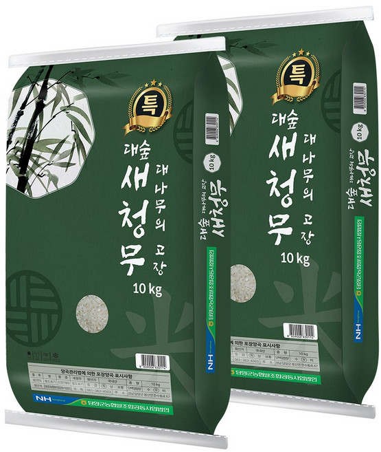담양군농협 대숲맑은 담양쌀 새청무 특등급 20kg, 1개