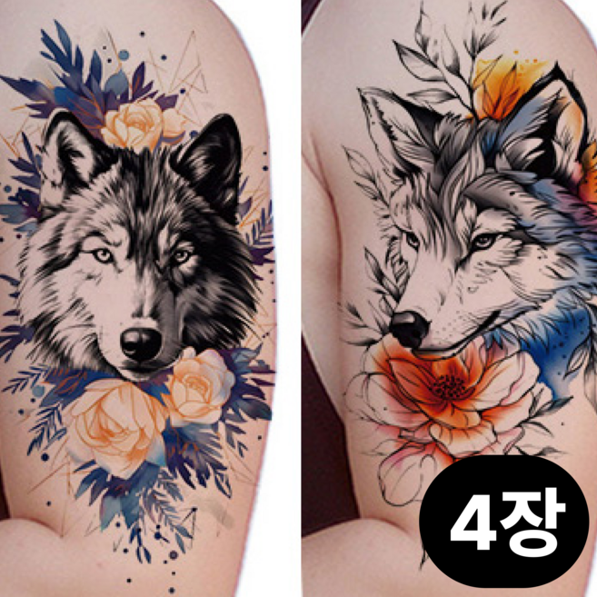 부띠끄38 반영구 타투스티커 컬러, 1세트, BTX007