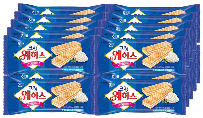 해태 크림웨하스, 20개, 50g