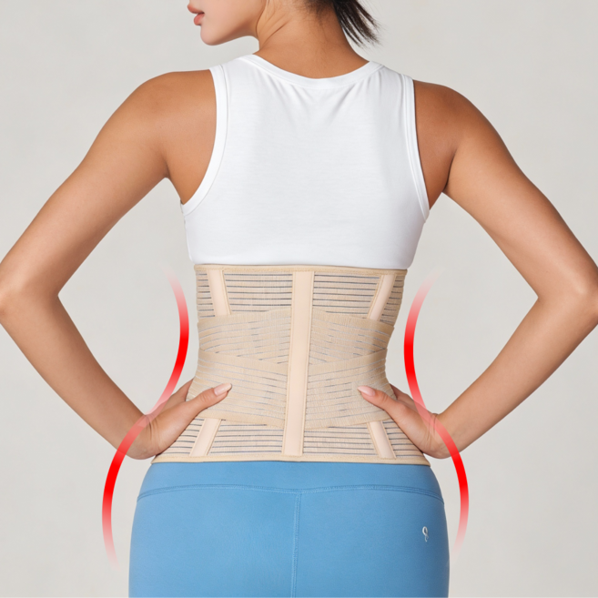 나오픽 여성 디스크 허리보호대, 1개