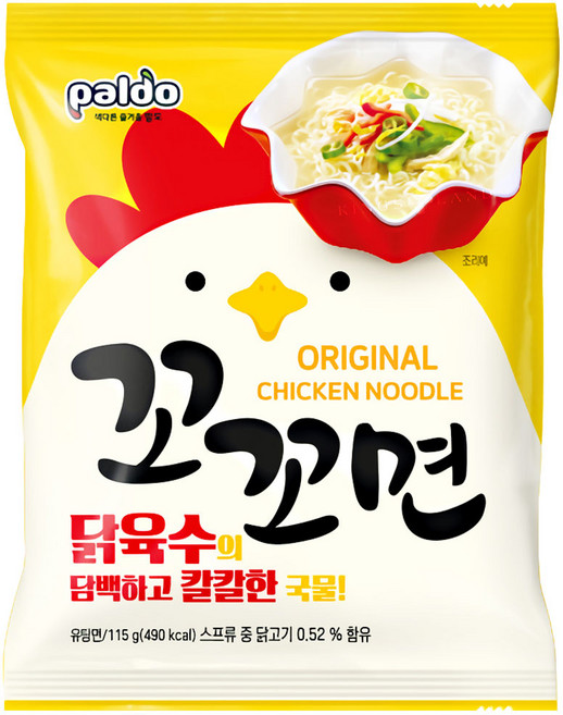 팔도 꼬꼬면, 1개