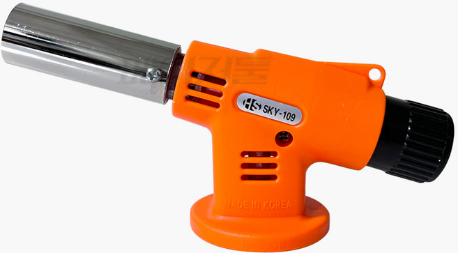 화성 자동 가스토치 SKY-109 원터치 캠핑 취사 휴대용 점화도구, 1개