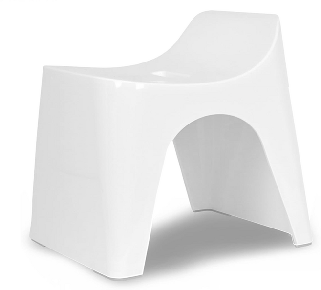 휴바스 일본 높은 욕실의자, 화이트