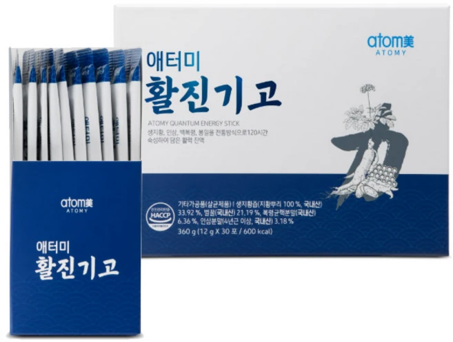 애터미 활진기고 진액 인삼 10g 30포 459as1, 1개, 300g - 쿠팡