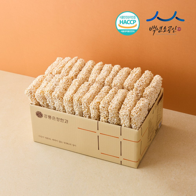 강릉은정한과 찹쌀과줄, 1개, 1kg