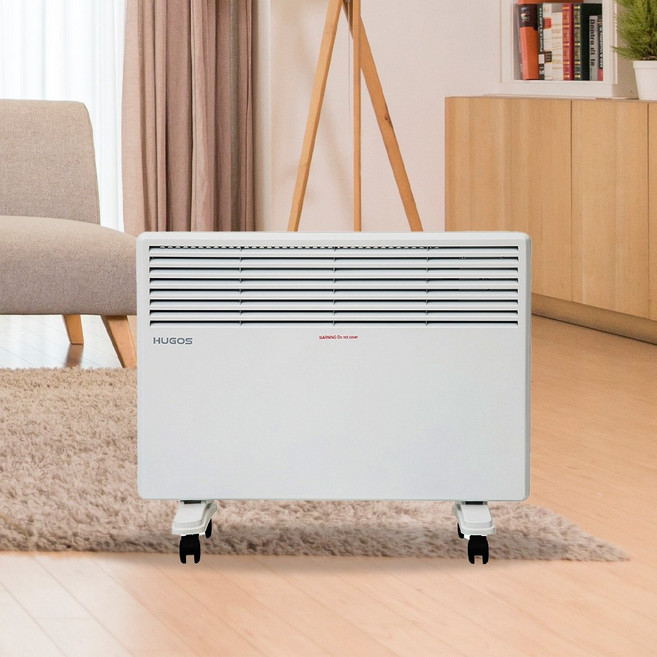 휴고스 전기 컨벡터히터 컨벡션 가정용난로 동파방지 컨벡션히터 벽걸이히터, CMCONB02-1500W