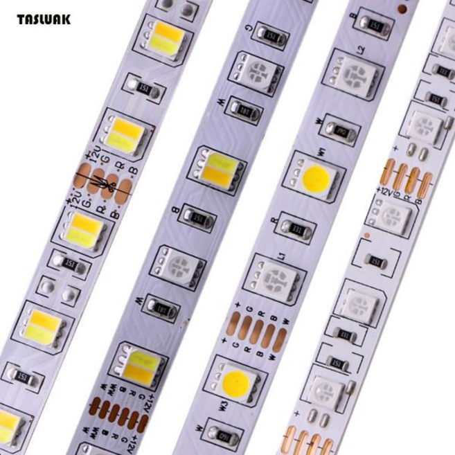 5M 5050 SMD LED 스트립 RGB RGBW(RGB + 흰색) RGBCCT 스트링 조명 300 12V 24V 홈, 15 발광 Color3, 02 12V, 01 IP67 Tube waterproof