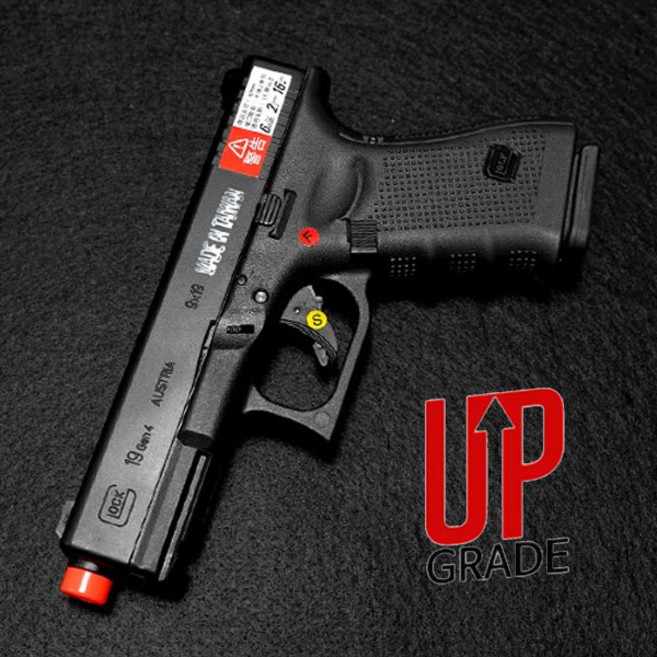 |건스토리| ]업그레이드 선택] VFC Umarex Glock19 Gen4 GBB Pistol 핸드건 /가스블로우백, 1개, 업그레이드 강화형