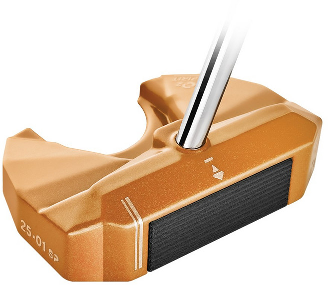 팀커스텀 제로토크 직진성 관용성 제로투 퍼터, 34인치, 오렌지, 3도