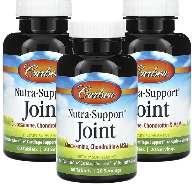 칼슨 뉴트라 서포트 조인트 Carlson Nutra-Support Joint 60정, 3개 - 쿠팡