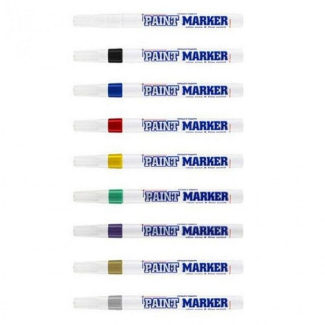 세필 문화 페인트 마카 둥근닙 (1타 12개입), 1개, 파랑