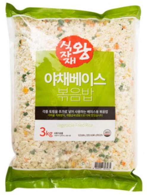식자재왕 야채볶음밥(벌크) 3kg, 1개