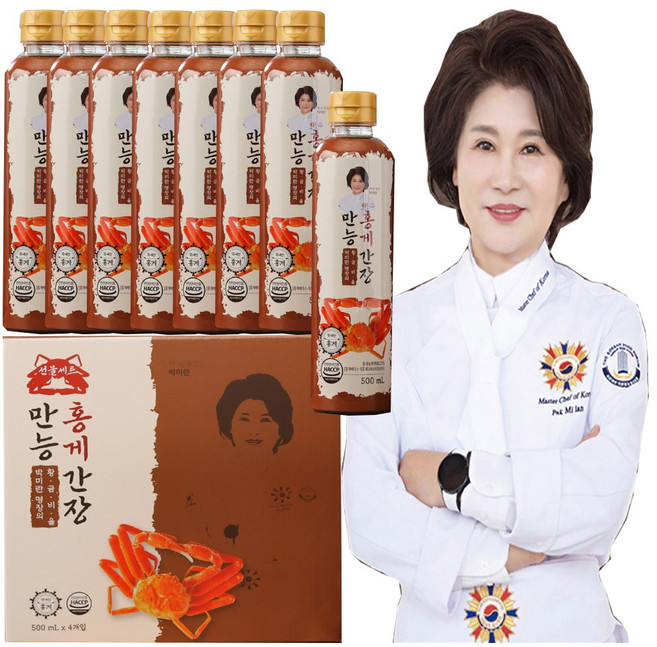 [MJ-STORY] 박미란대가 만능 홍게 간장, 8세트, 500ml