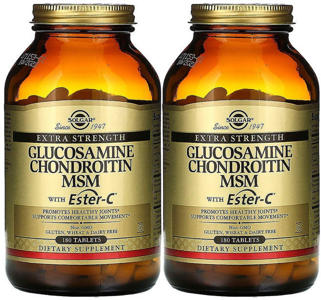 솔가 콘드로이친 1200 MSM 식이유황 에스터C 180정 2개