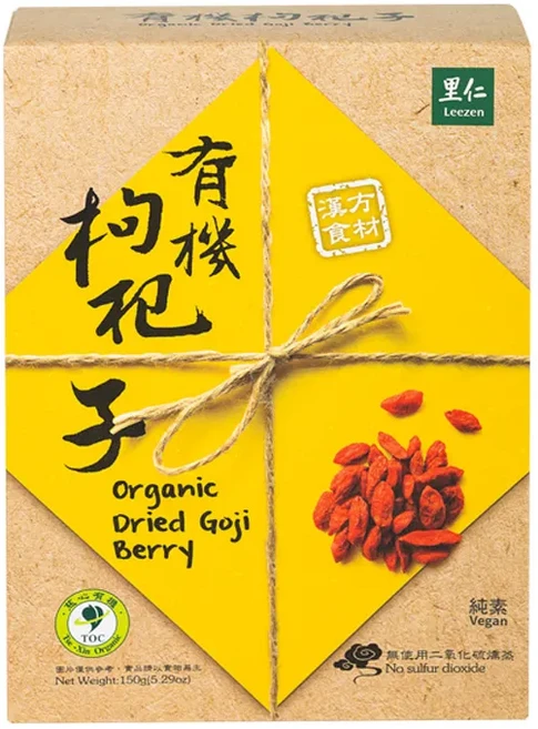里仁 枸杞子 純素 無添加二氧化硫, 150g, 1個