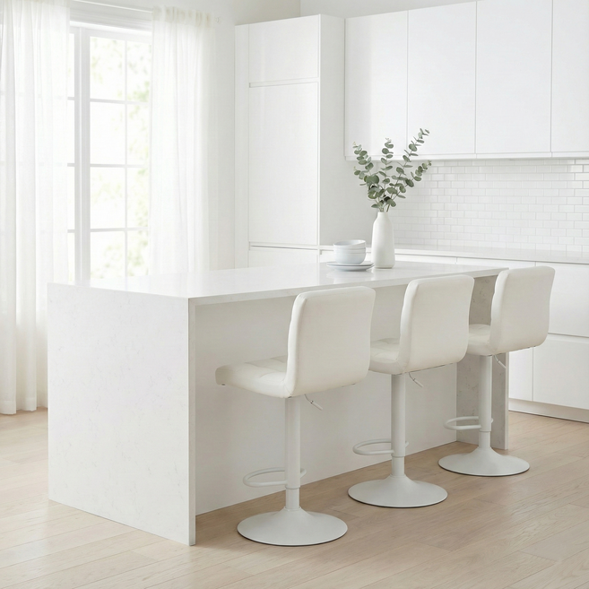 A138 파우더코팅 홈바의자/아일랜드식탁의자, A138_화이트