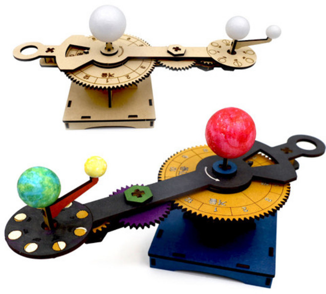 회전 삼구의 만들기 과학 실험 교구 키트, 단품