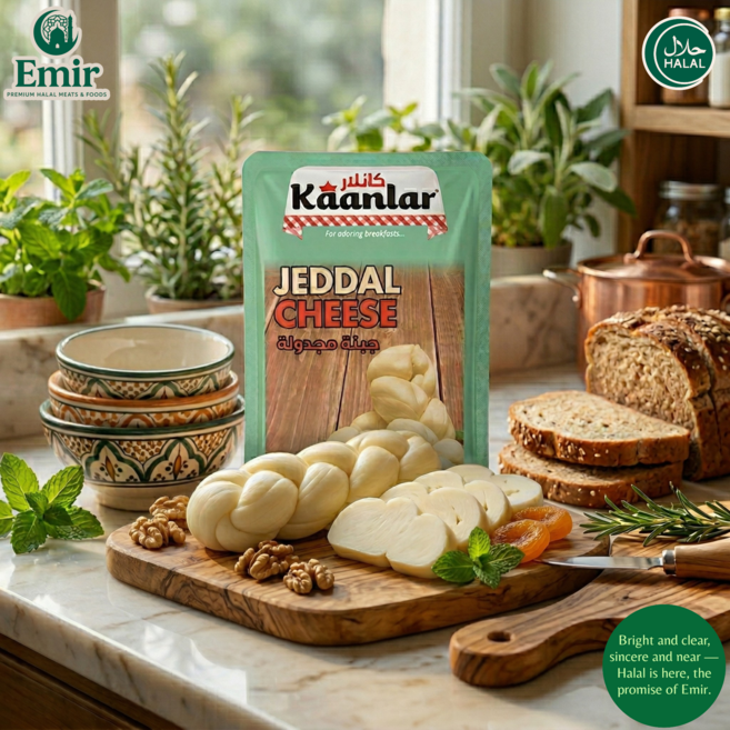 .Halal Turkish Traditional Kanlar Jeddal Cheese Rich & Creamy 할랄 터키 전통 칸라르 제달 치즈 진하고 크리미한 풍미, 5개, 240g
