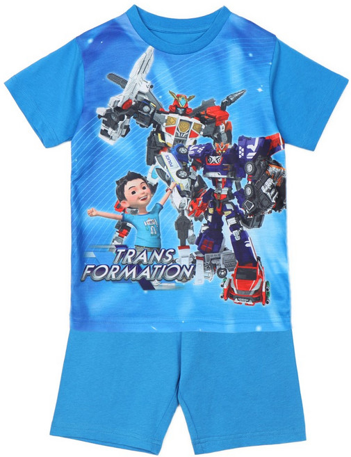 아동 남아 잠옷 실내복 내의 카봇반팔상하 메타