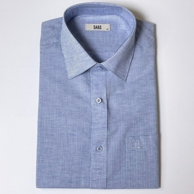 닥스 정품 반팔 체크 남방 셔츠