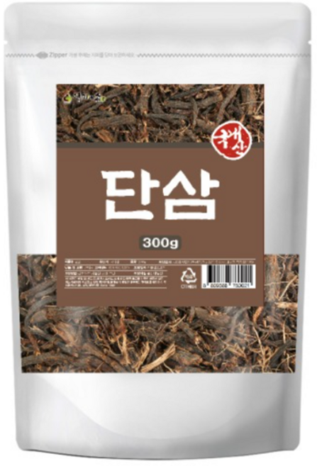 국산 단삼 원물 말린것 건재, 300g, 1개