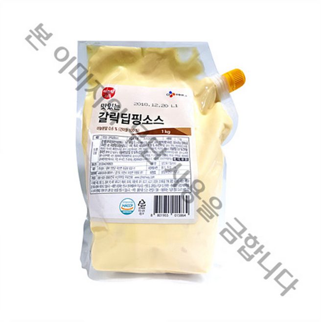 이츠웰 갈릭 딥핑소스 1kg, 1개, 1L