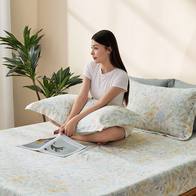 homeget Miile 美麗棉系列 美國棉床包枕套組