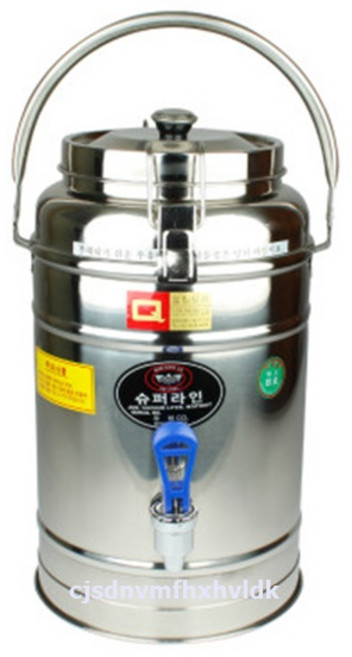 우성금속 업소용 대용량 스텐 보온보냉물통 행사장 스텐물통 온수통 8호(8리터), 보온보냉물통 6호(6리터)