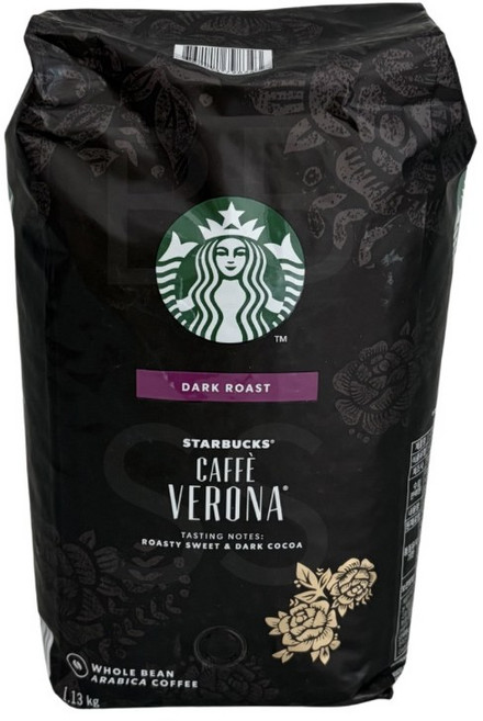 스타벅스 카페베로나 원두커피, 홀빈(분쇄안함), 1.13kg, 1개