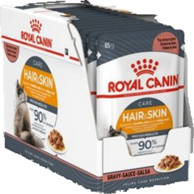 로얄캐닌 캣 고양이 습식사료 헤어앤스킨 케어 85g 12개, 1개